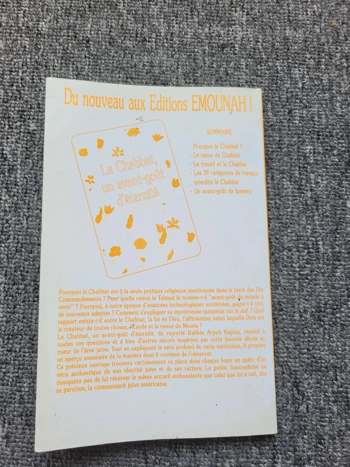 Livre Emounah n° 21 : Pensée juive, Torah, Judaïsme (Hafets Hâim) - Rare – photo 8